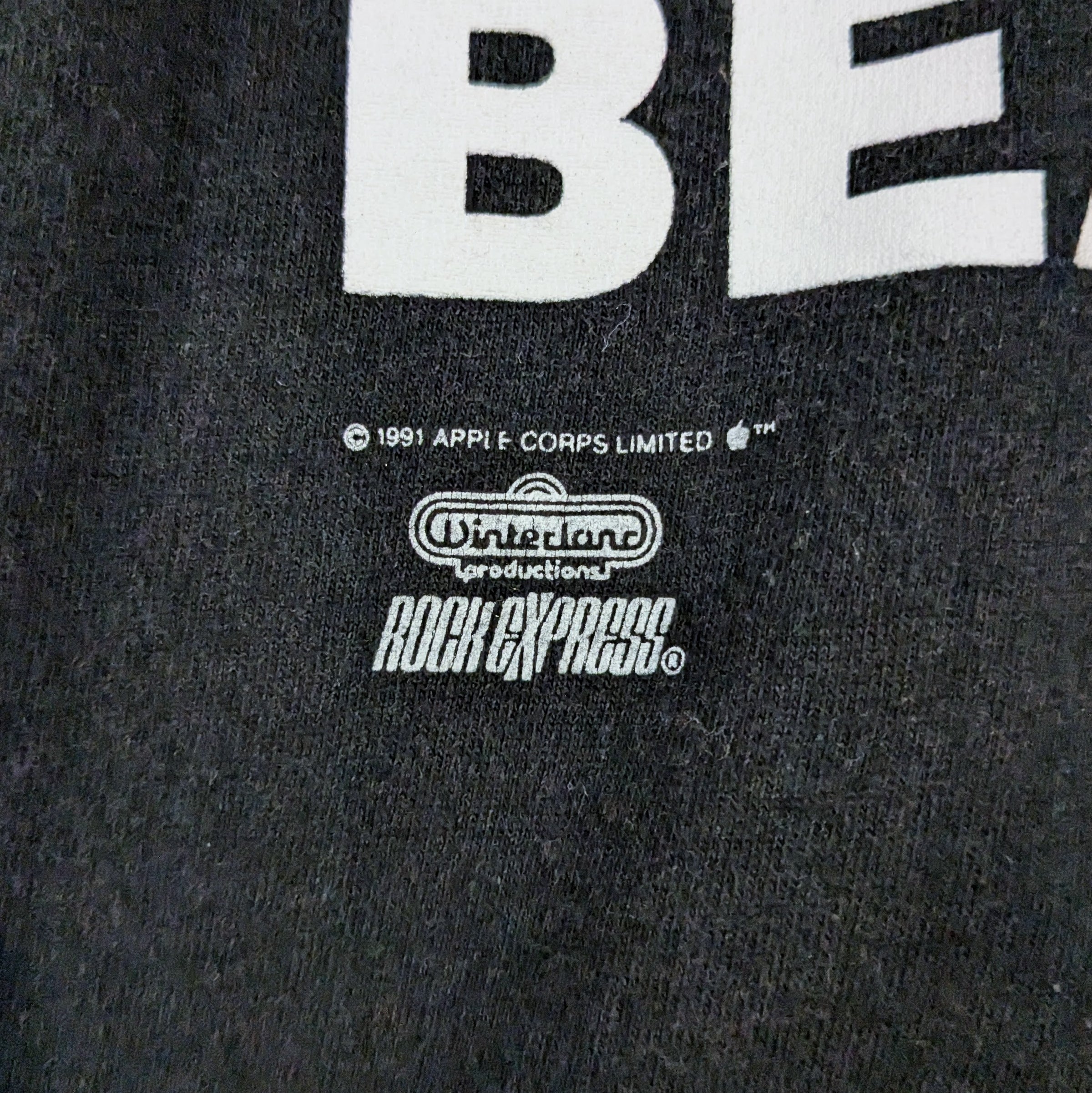 1991 THE BEATLES 両面 プリント Tシャツ | SUPER CULT STUDIO